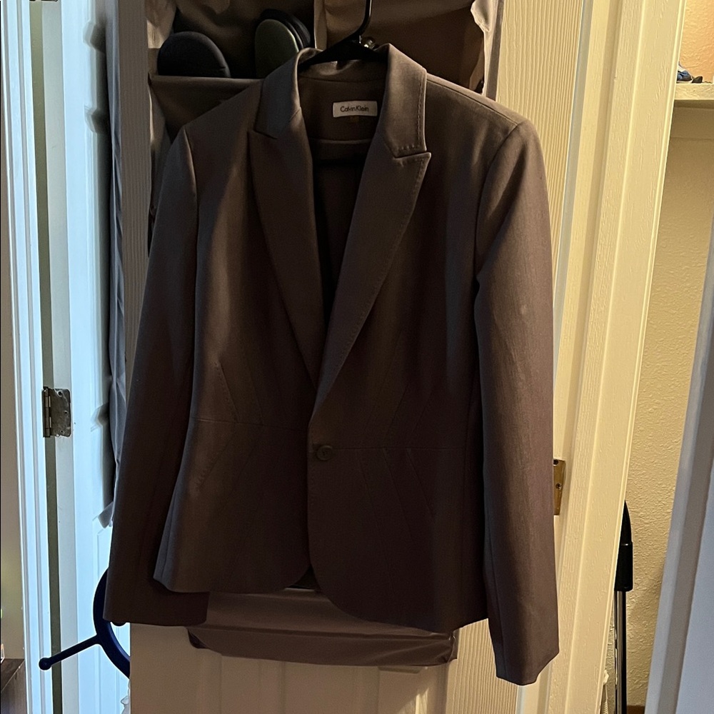 Calvin Klein Men's Charcoal Blazer